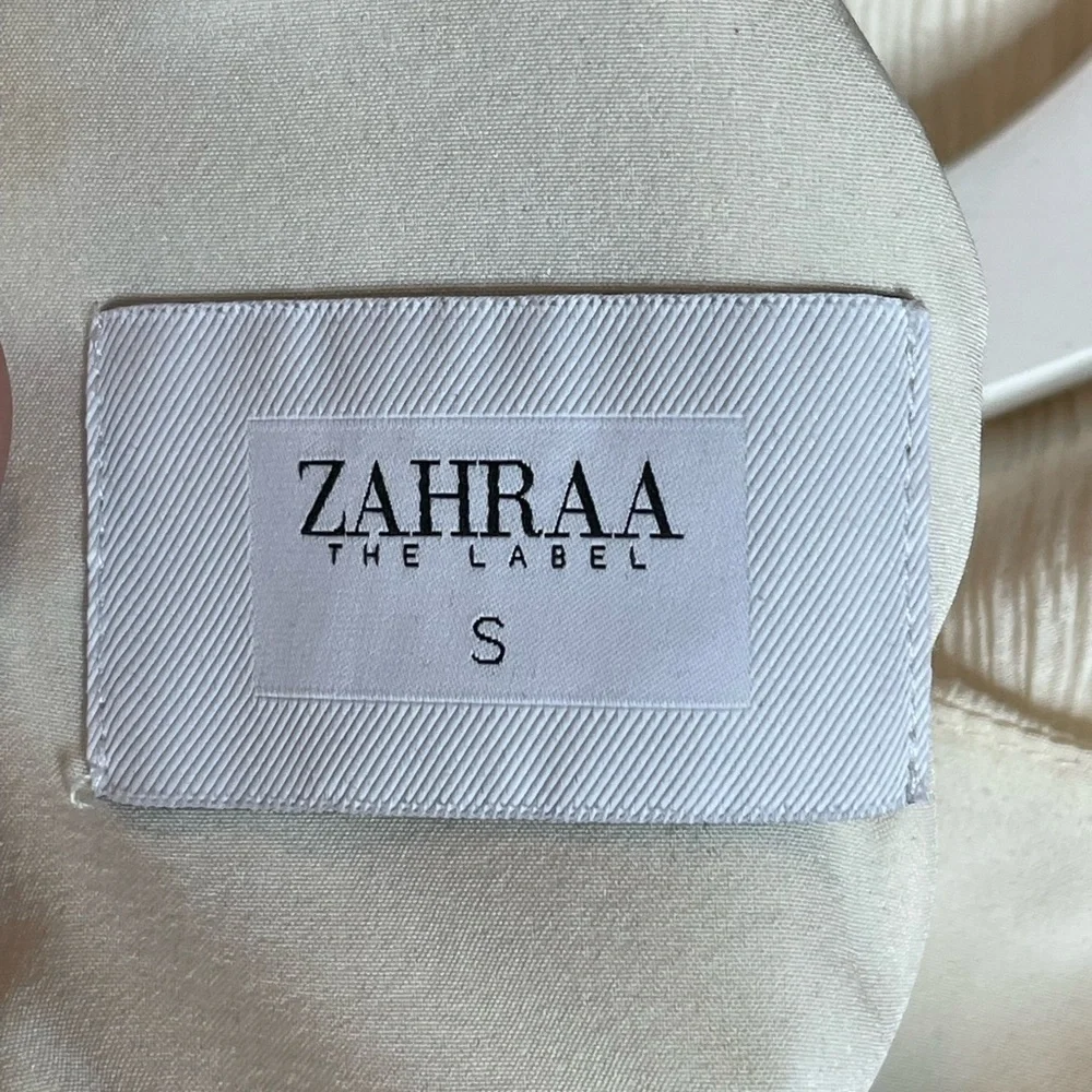 Zaharaa The Label Women’s Maxi Wrap Dress Cottage core Size Small Bell Sleeve - Picture 7 of 11